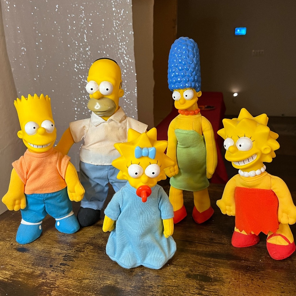 VTG.1990 The Simpson Family Dolls